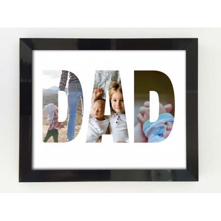 12x8 Inch Dad Photoprint Poster